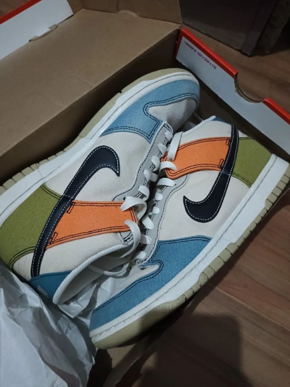 Tênis Nike dunk mid pale ivory