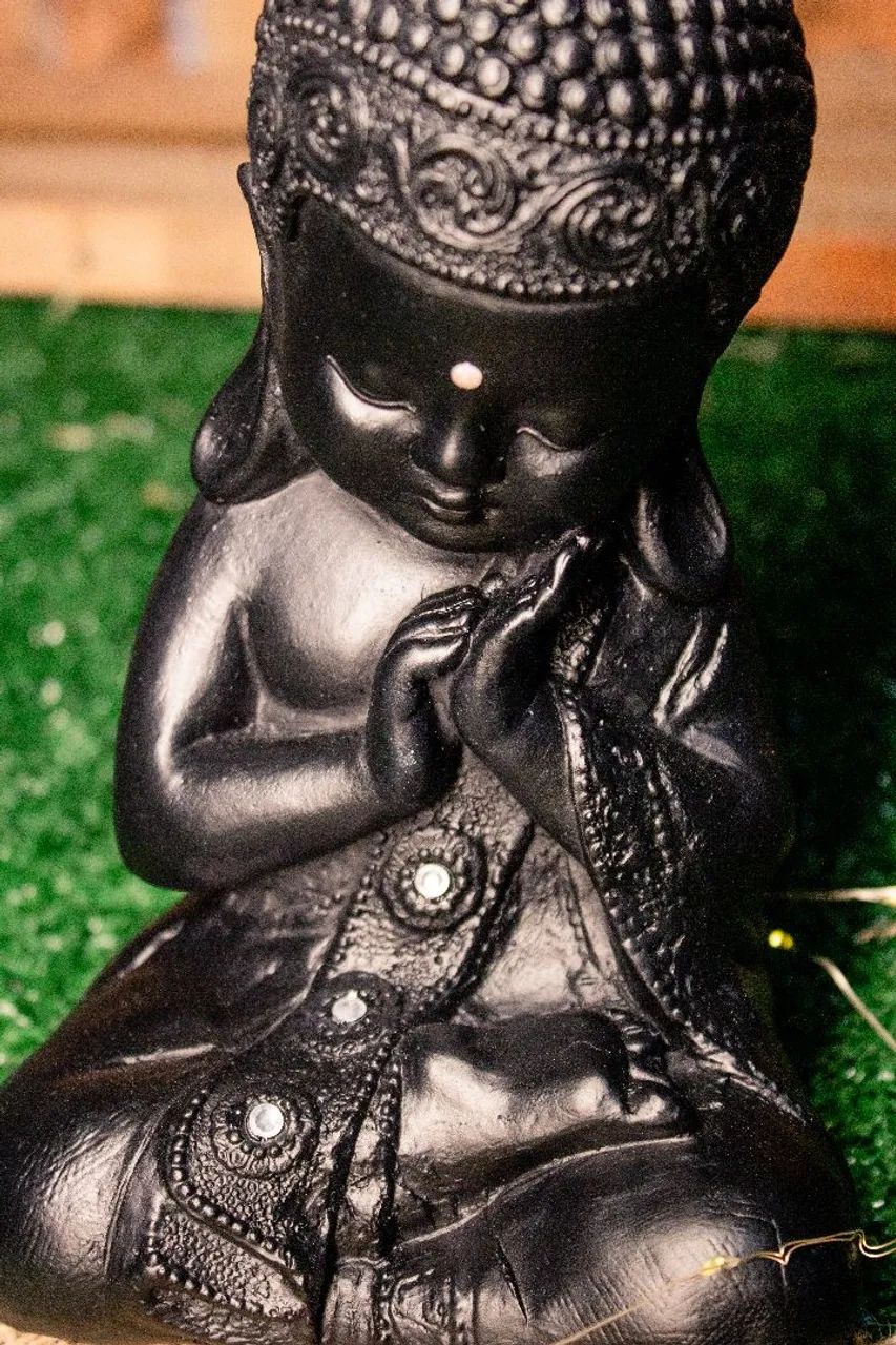 Escultura Buda em Gesso - Decoração Zen - Foto 2
