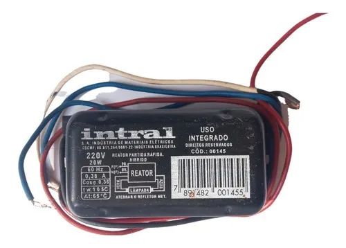  Reator Convencional Partida Rápida 220v 20W Intral