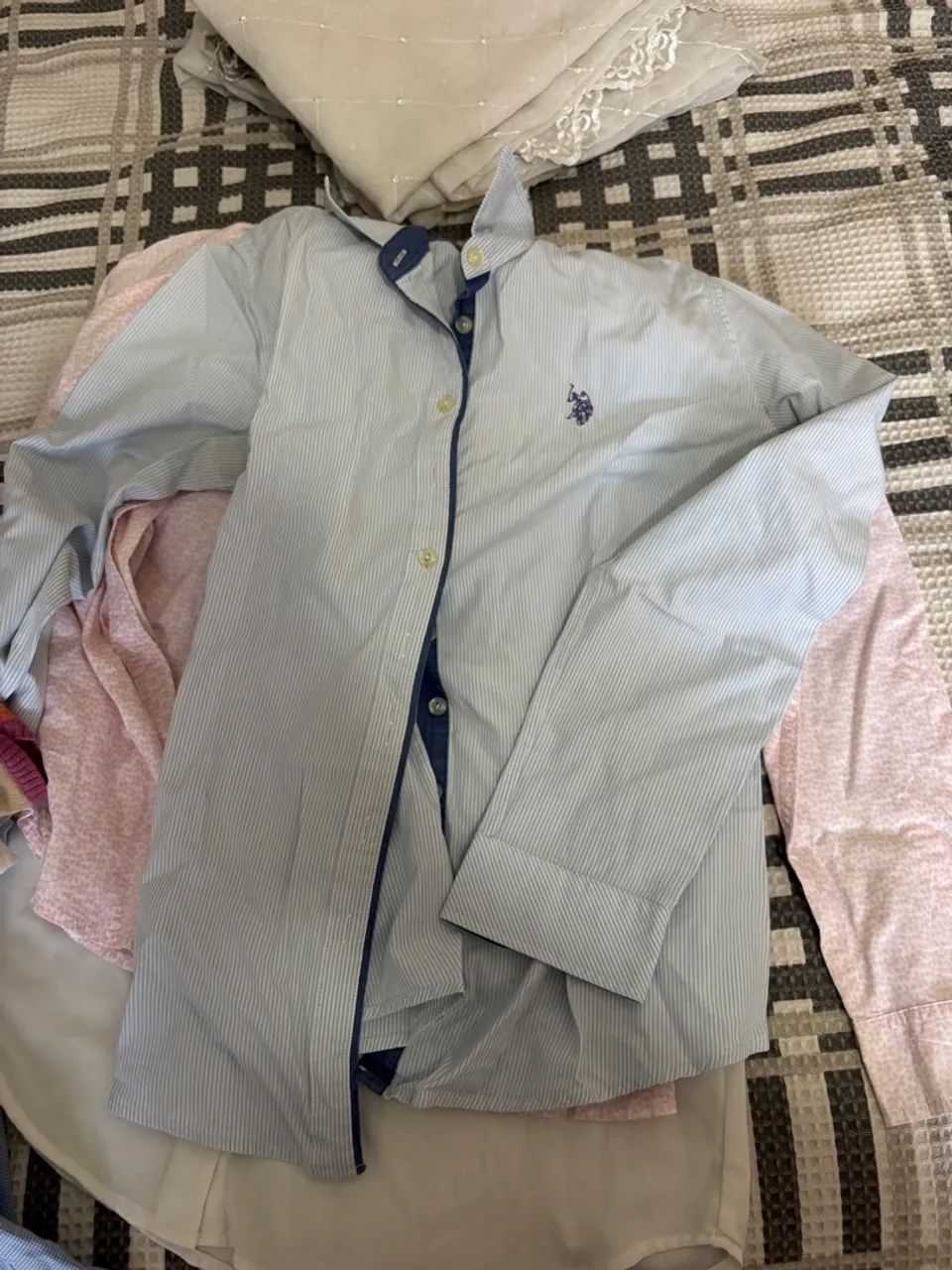 Lote 8 peças roupa social