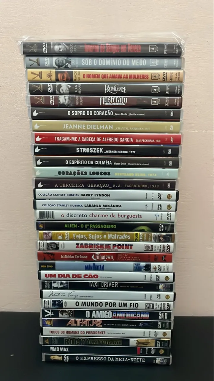 Coleção de DVDs - anos 70