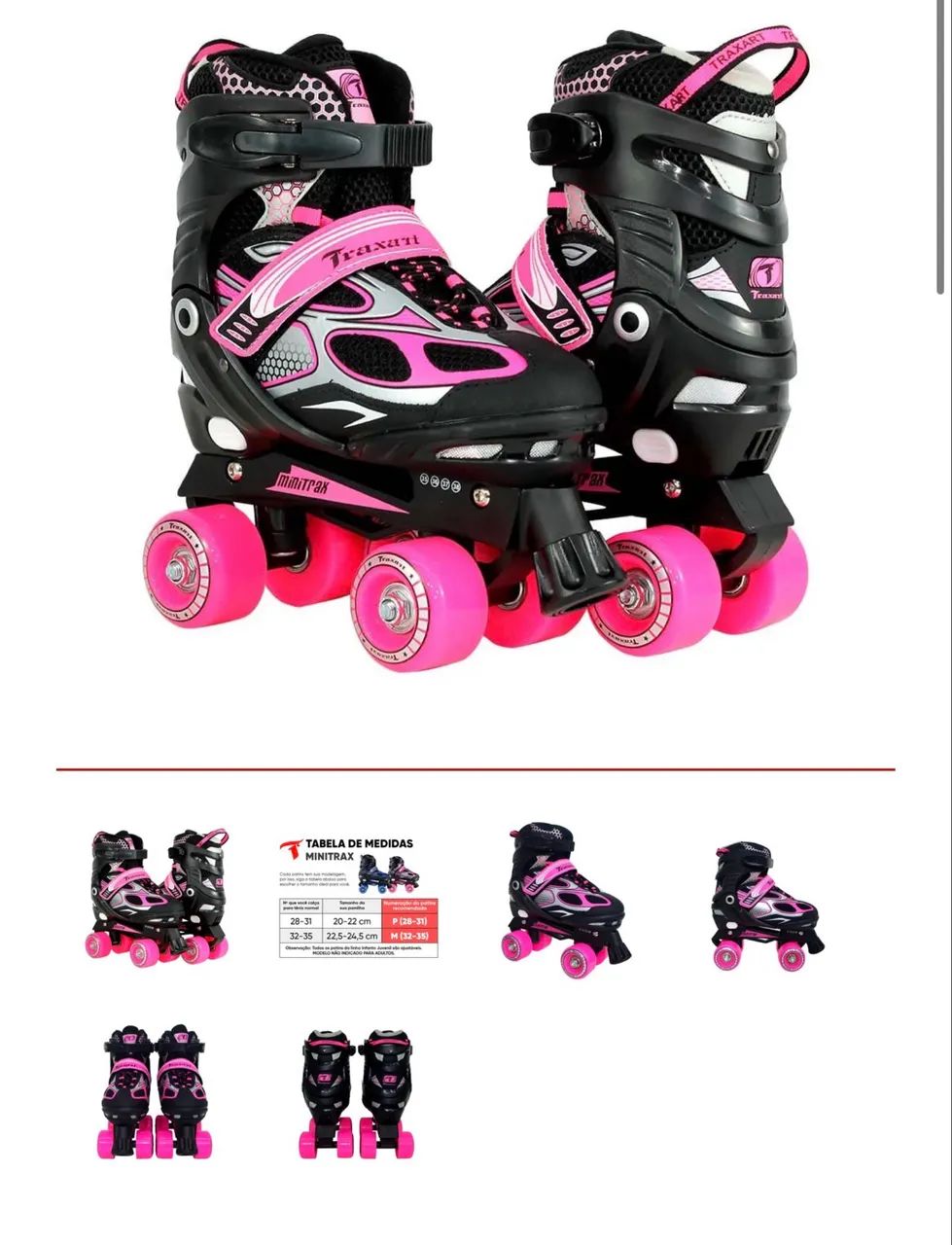 Patins Traxart Mini Trax TAM. 31-35 - Foto 5