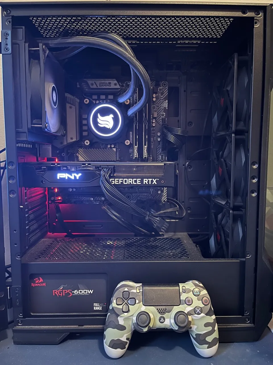 Cpu gamer i5 9ªg 16GB ram 512 ssd rtx 3060 + monitor 144hz