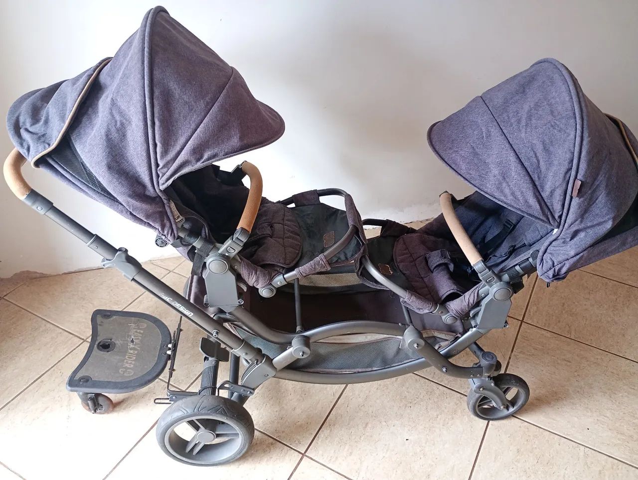 Carrinho de Bebê Duplo - Foto 4