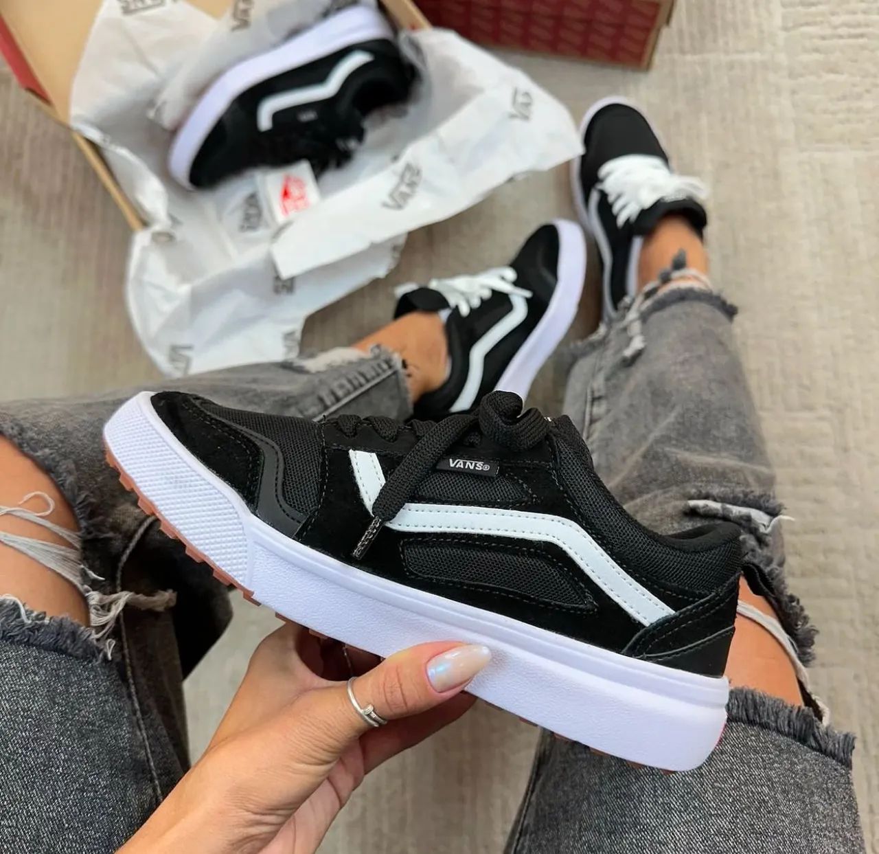 Tênis Vans UltraRange Cinza - Foto 4