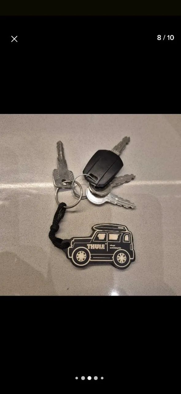 Rack Para Honda Hr-v Thule Wingbar 9595 Preto - Foto 5