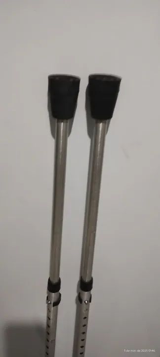 Par de Muletas canadense em alumínio  - Foto 4