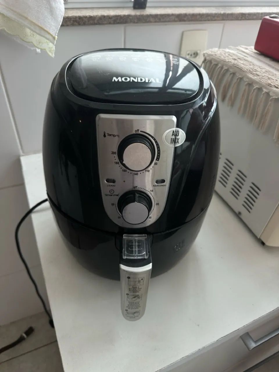 Air Fryer Mondial 3,2 Litros Aço Inox - Foto 3