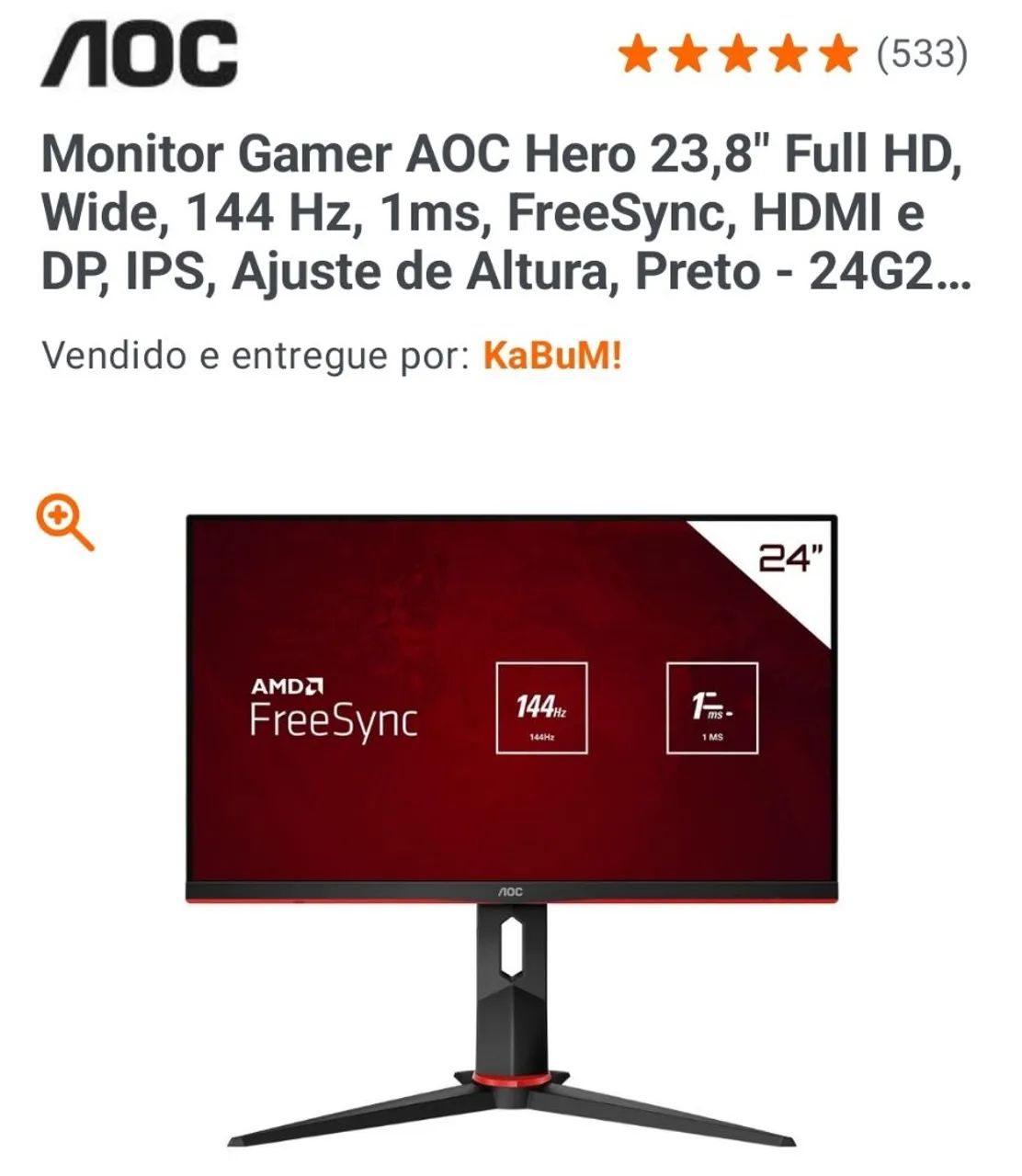 Monitor aoc gamer - Foto 3