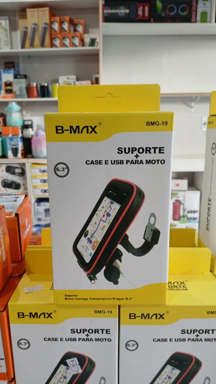 Suporte + Case e USB para Moto BMG-19