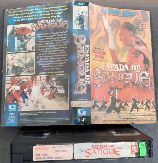 VHS Dublado Espada De Sangue - Cynthia Khan