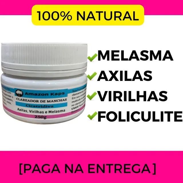 Amazon Kaps Clareador de Manchas - Pele Uniforme e Radiante, Pague na Entrega! - Foto 3