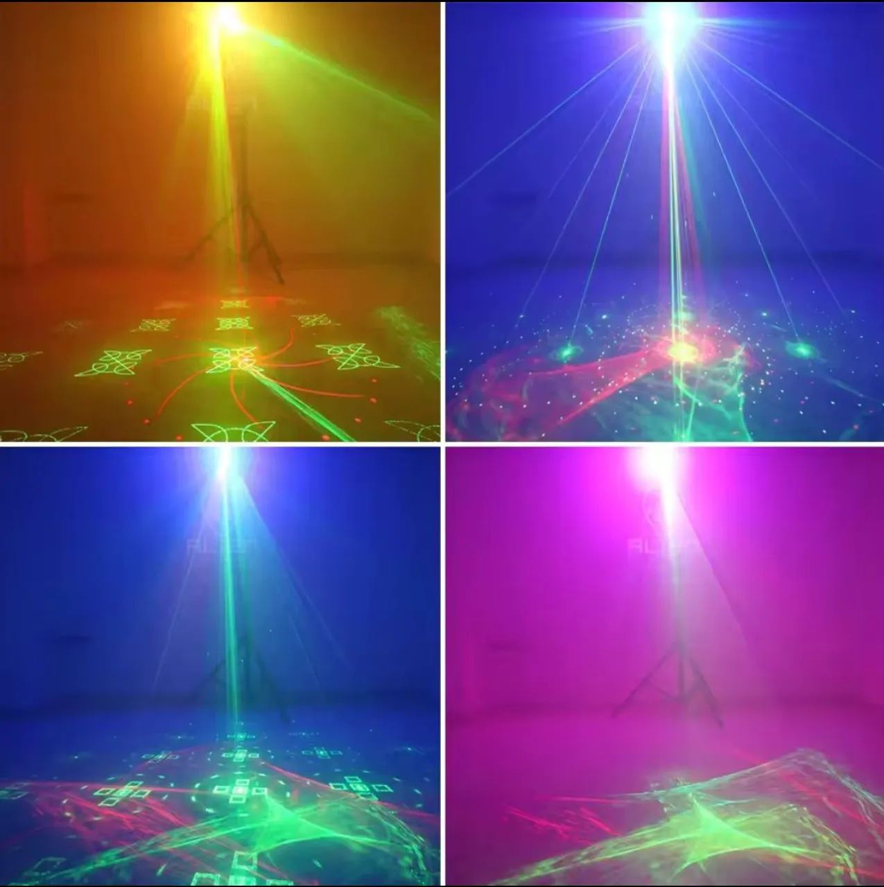 Mini projetor de lasers luzes RGB para festas - Foto 2