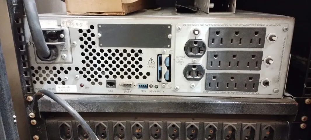 Combo Rack Triunfo + 2 Nobreaks APC + Intelbras HDCVI + Módulo Óptico DT6E1 - USADO - Foto 5