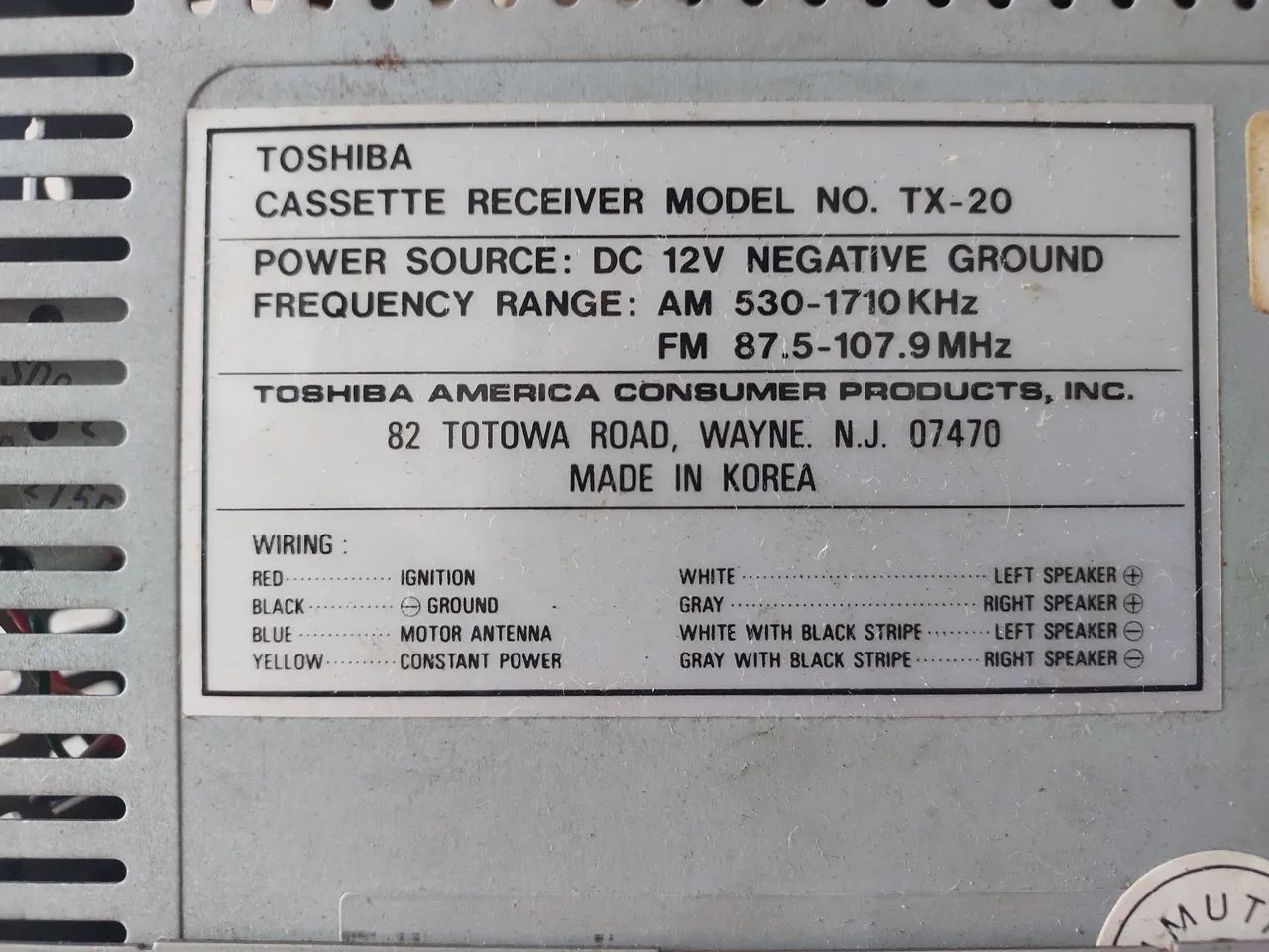 Som Auto Toshiba - Usado - Foto 4