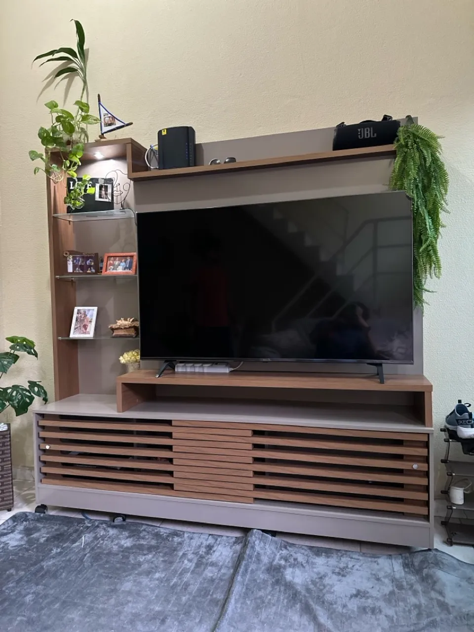 Rack para TV com design moderno e elegante
