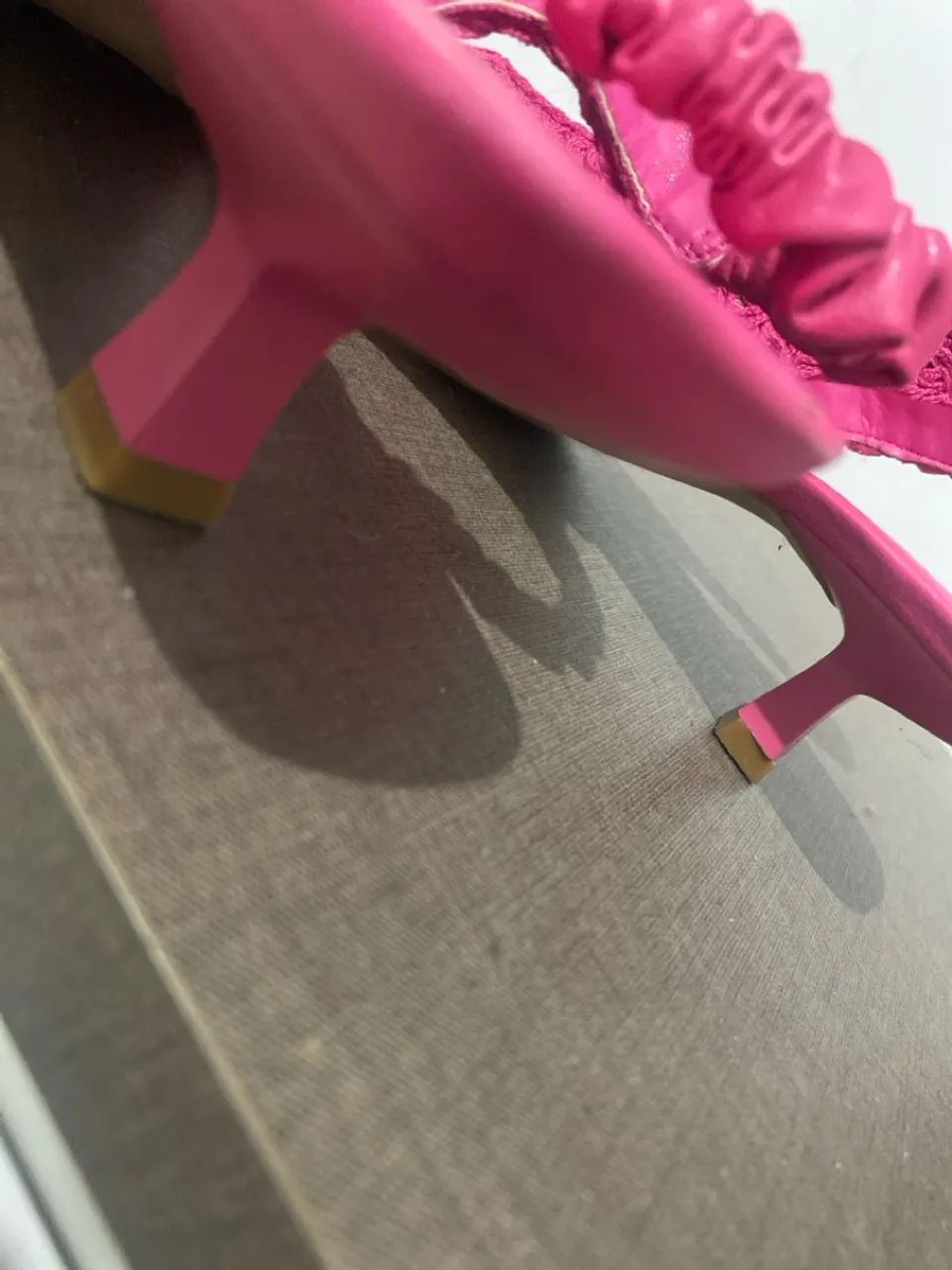 Sandália Slingback Rosa - Foto 3