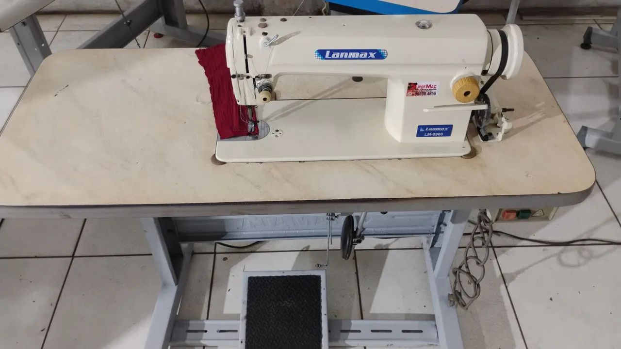Maquina de Costura Reta Lanmax (Parcelo)