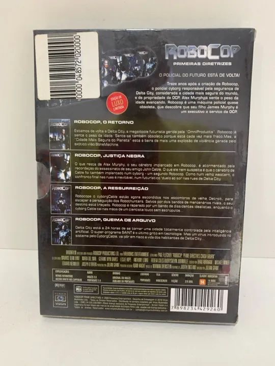 Robocop - Primeiras Diretrizes - Box Completo - Foto 4