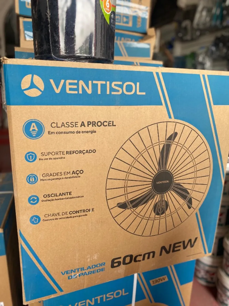 Ventilador de parede 60cm