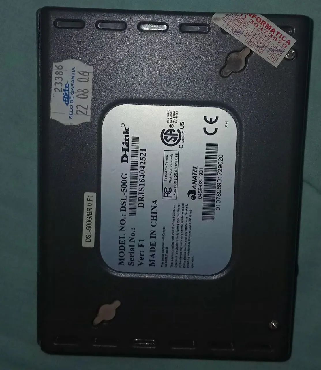 Roteador ADSL D-Link DSL-500G - Foto 4