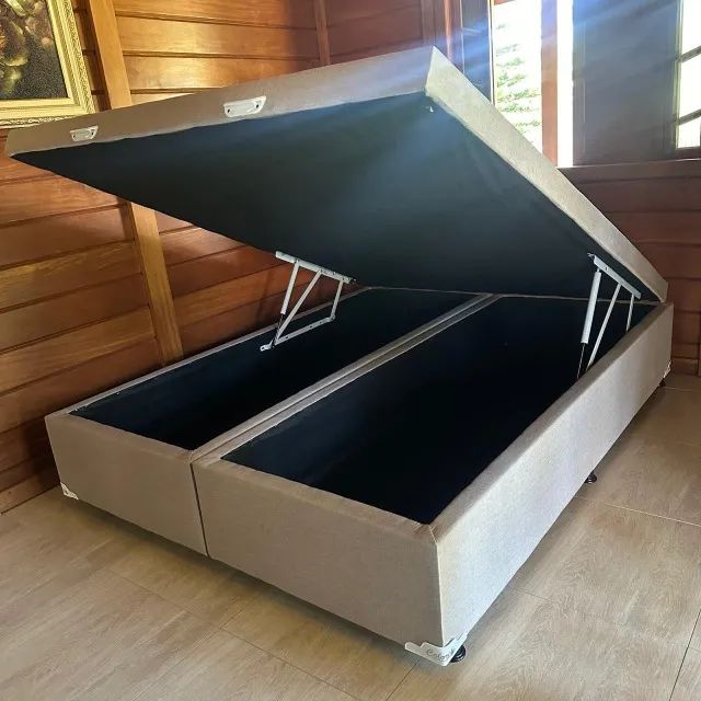 Base box bau queen promoção de ano  novo - Foto 2