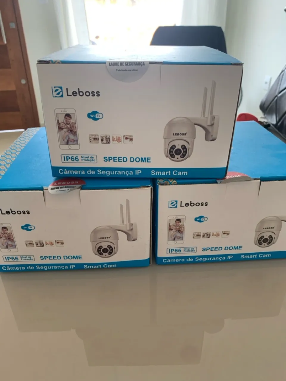 Câmera de Segurança IP Smart Cam Leboss Speed Dome IP66