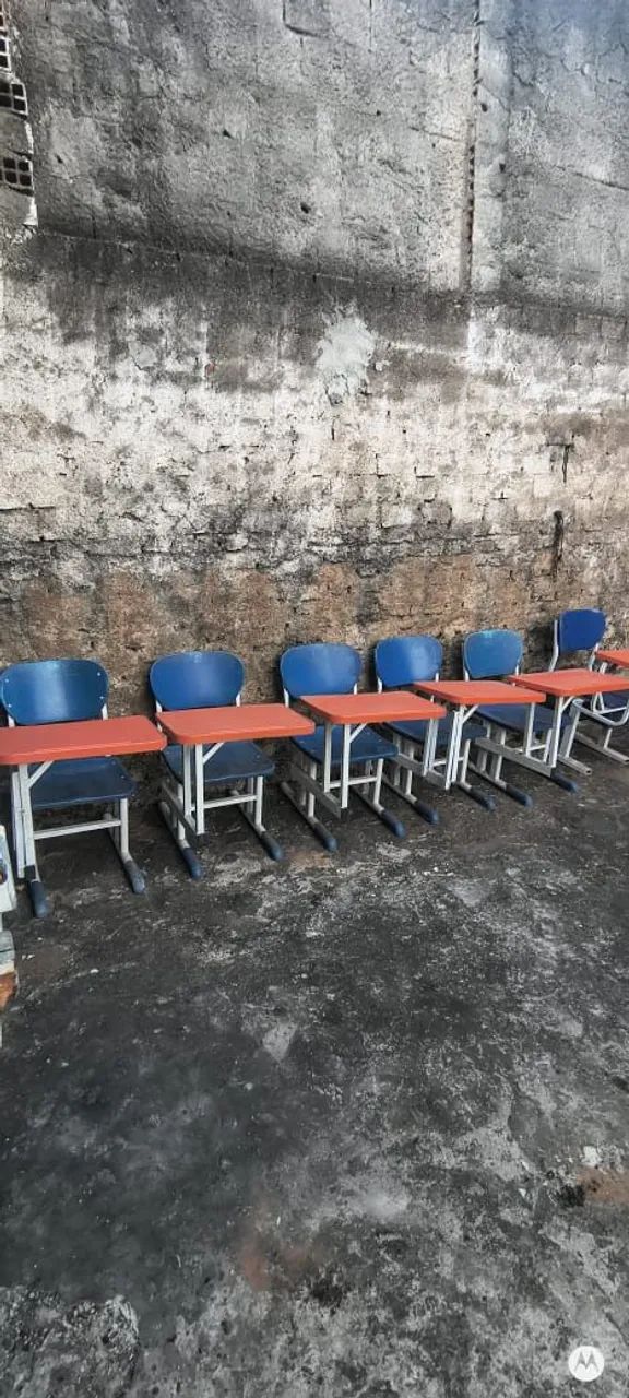 Lote cadeira escolar em polipropileno  - Foto 4