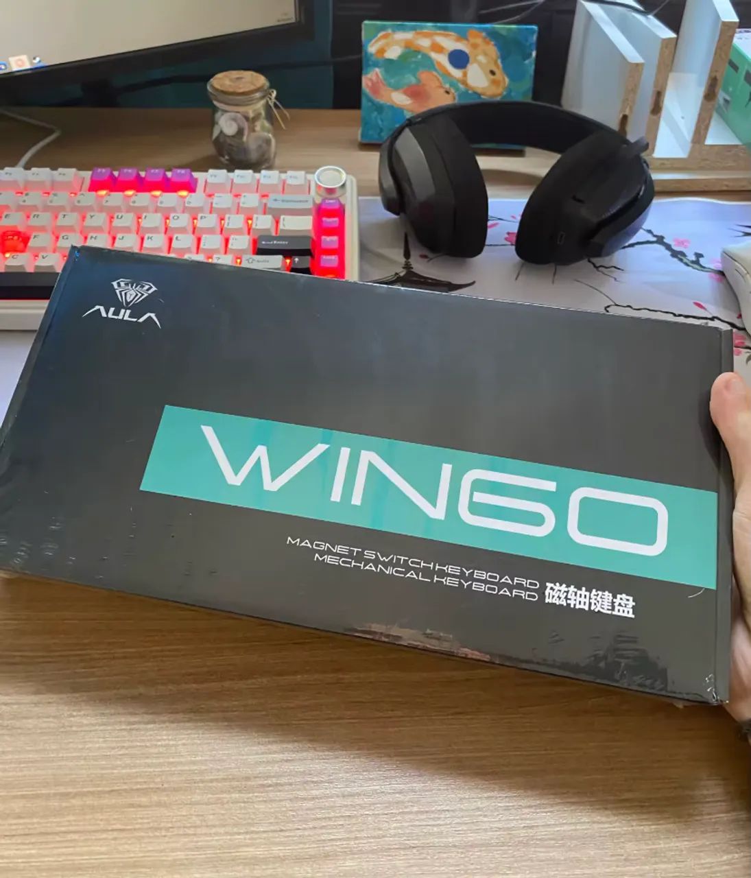 [Novo, lacrado] Teclado Magnético AULA WIN60 HE
