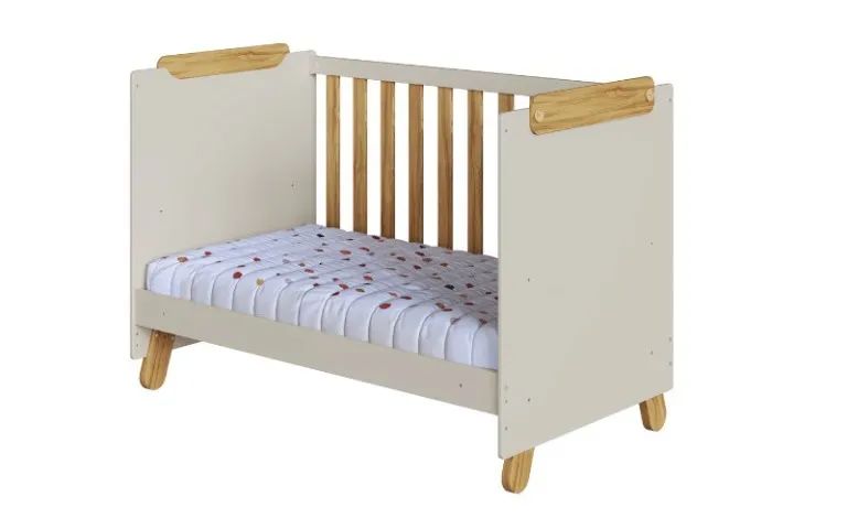 Berço Pingo Americano 4x1, 100% MDF - Peroba - Foto 2