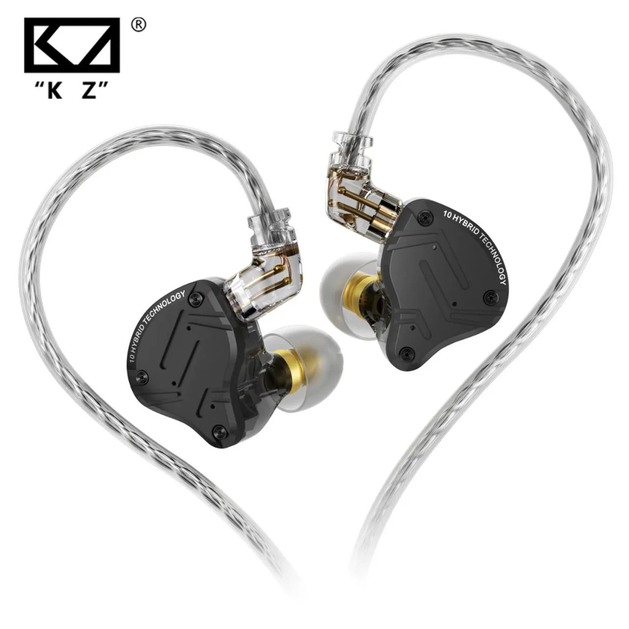 Fone Kz zs 10 pro x In-ear Sem Mic  NOVO com NF-E Retorno de Palco, Som Profissional KZ   - Foto 3
