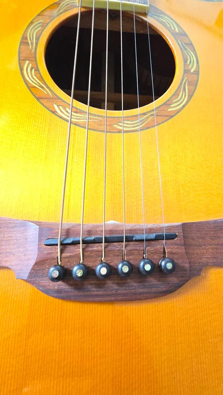 Violao Crafter SM-Rose eletroacustico usado - Foto 3