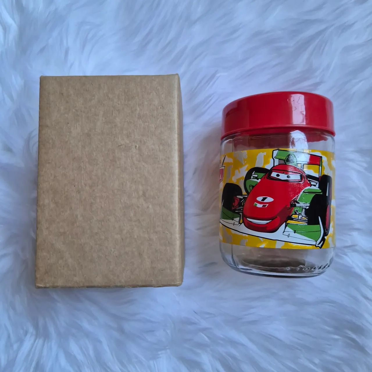 Pote com tampa Carros - Disney Pixar - Foto 5