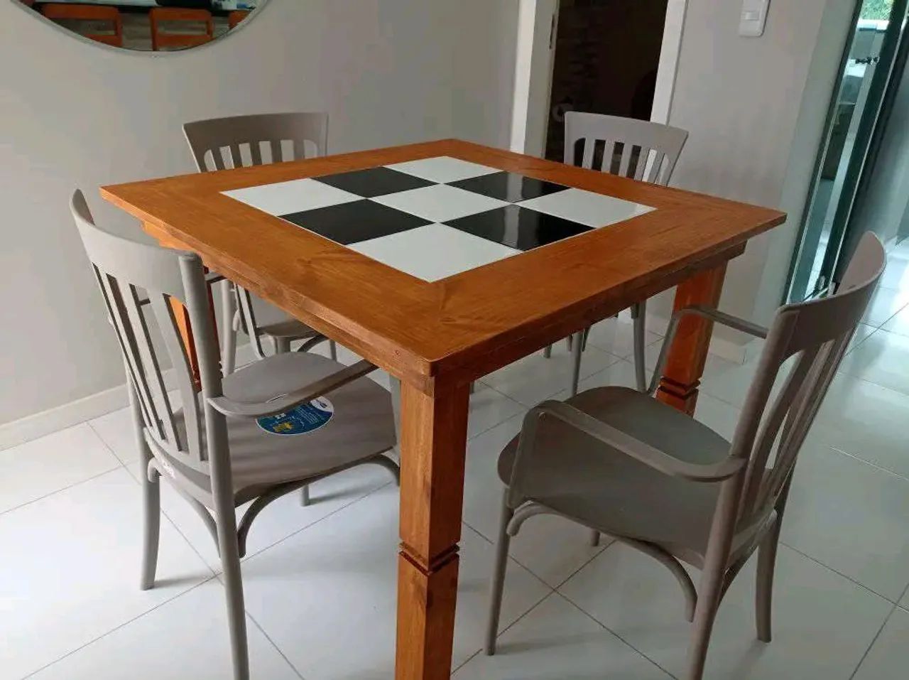 Mesa r ústica em madeira pinus  - Foto 2