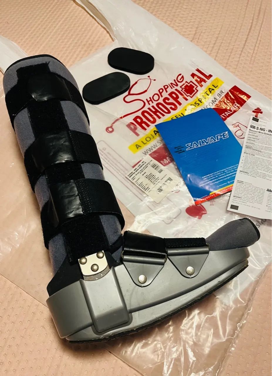 Bota ortopédica ROBOFOOT Salvapé Original usada por 20 dias 