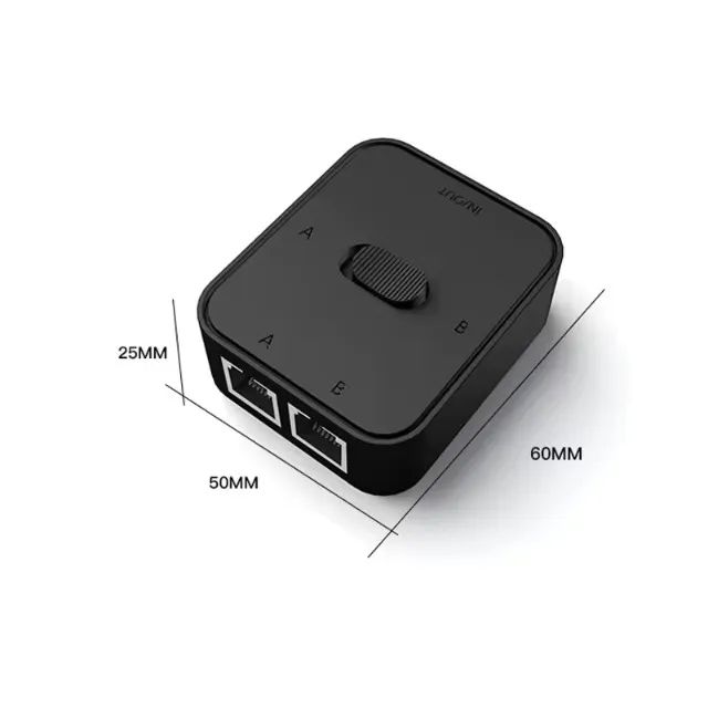 Switch Seletor de Rede Gigabit 2 Portas - Foto 2