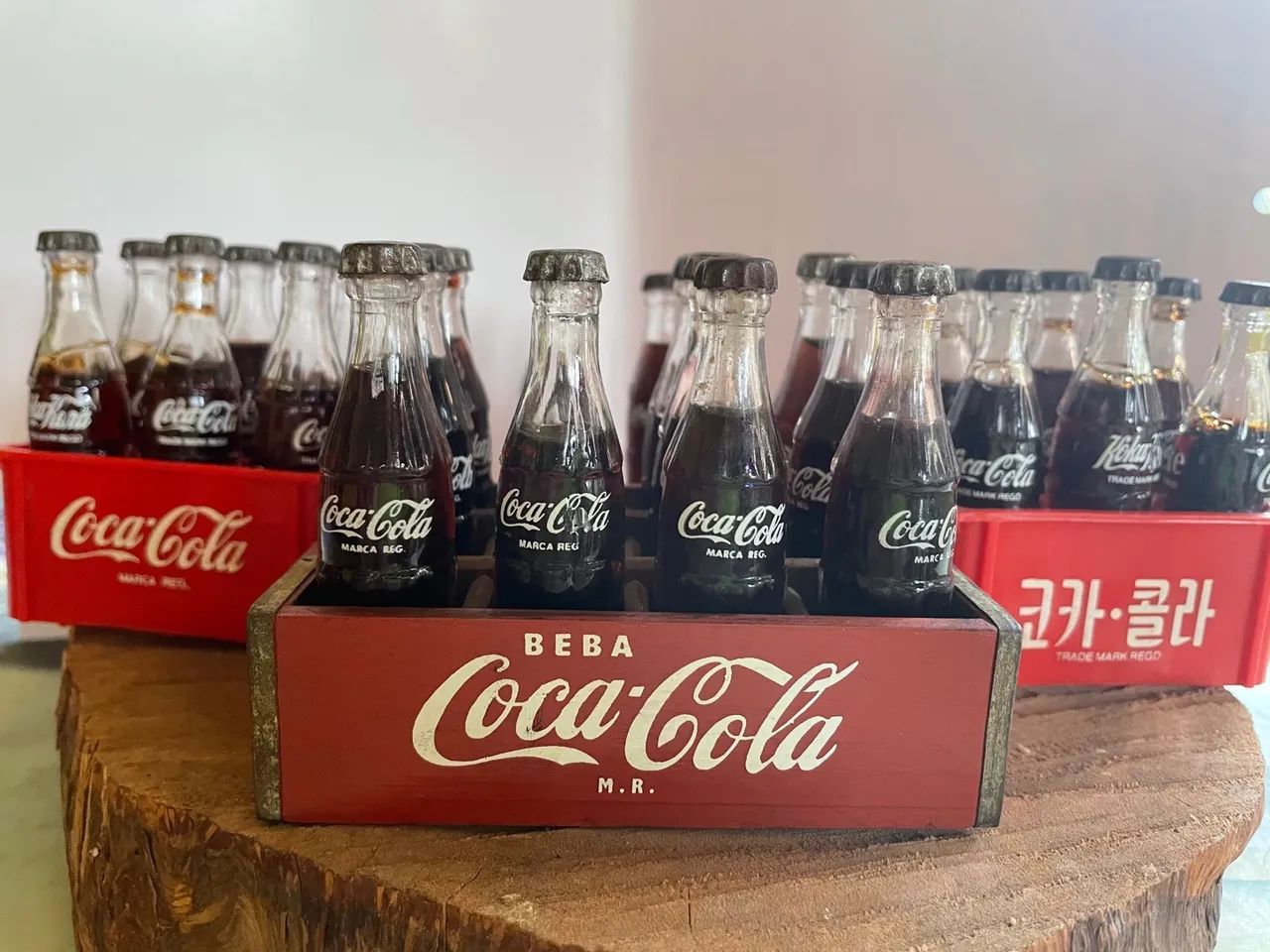 Miniaturas de Garrafas Coca-Cola de vidro - Foto 2