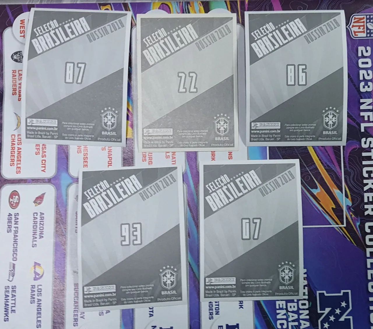 Figurinhas da Copa Seleção Brasileira Panini  - Foto 3