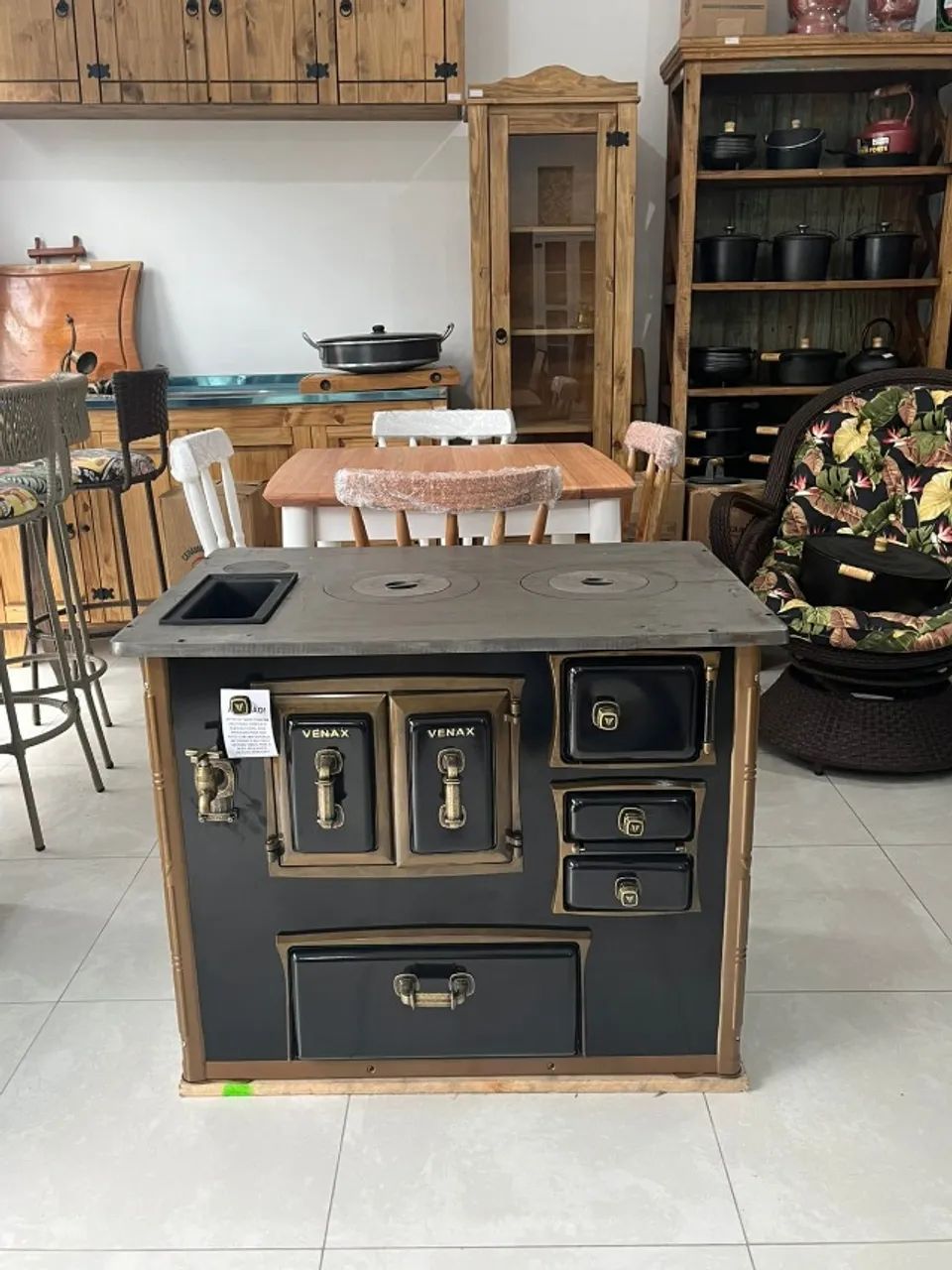 Fogao a Lenha Nº2 Renaissance com Caldeira