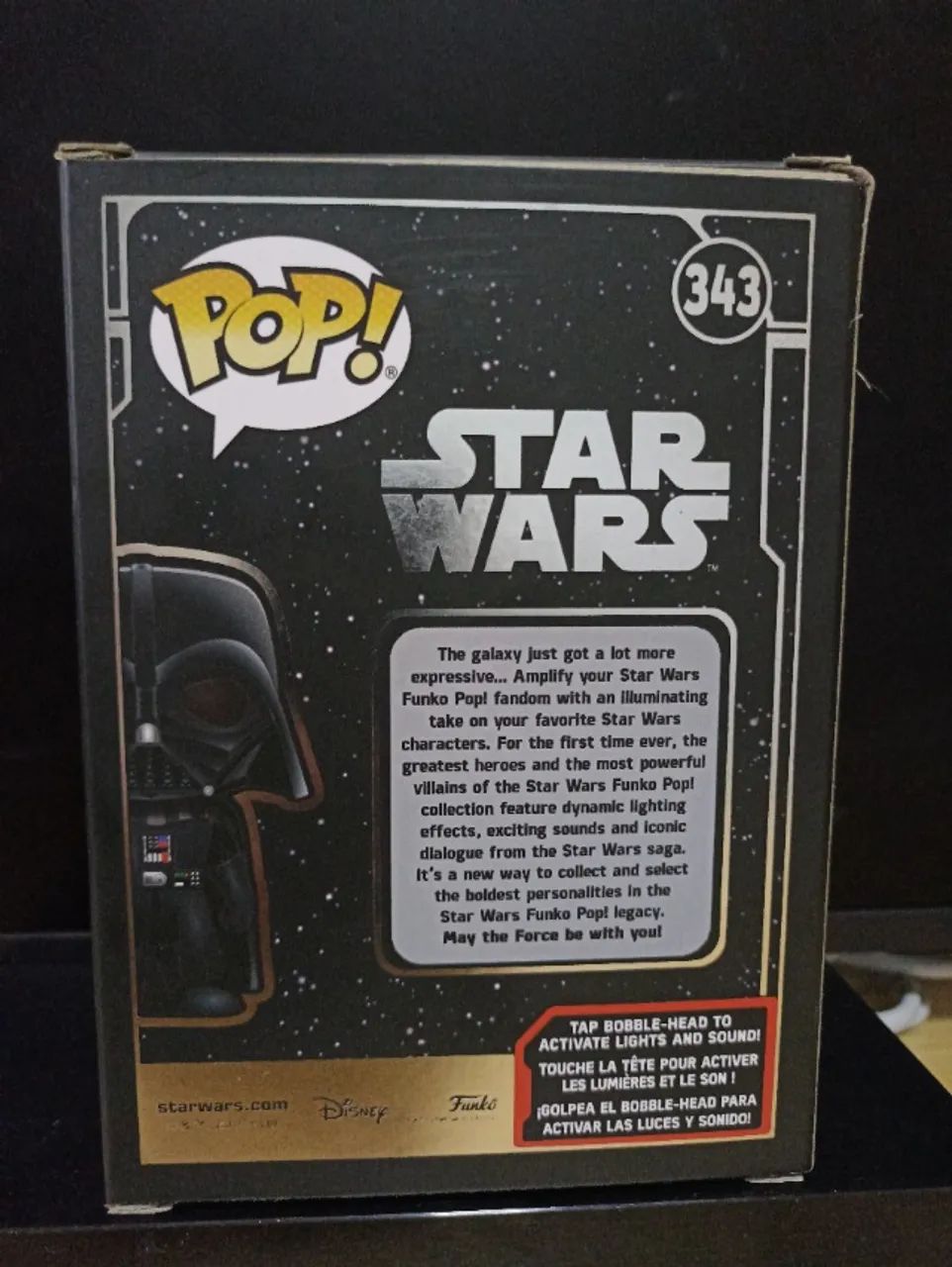 Funko Pop - Darth Vader (Lights & Sound - Luz e Som) #343 - Foto 2