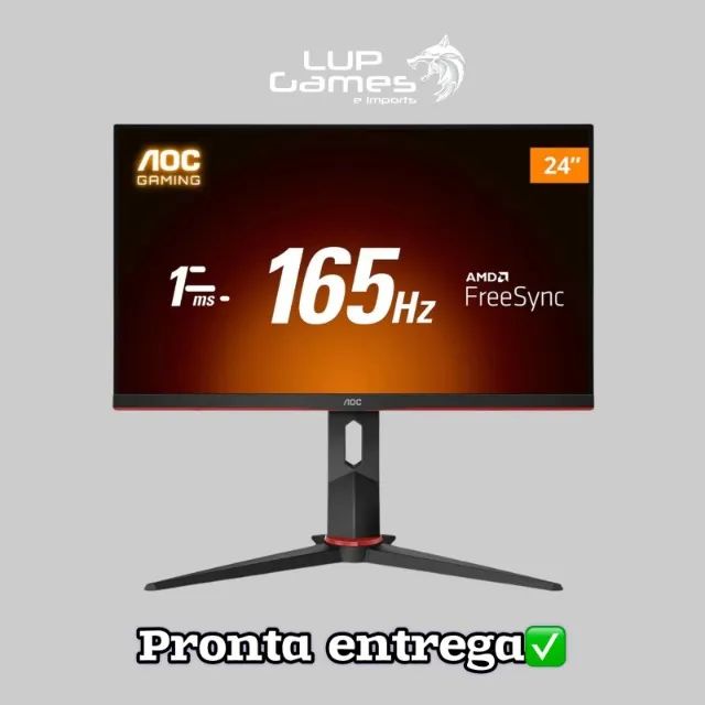 Monitor Gamer AOC 24 Pol , Full HD, 165 Hz, 1ms, (Novo Lacrado/loja física) - Foto 3