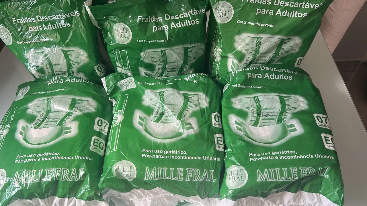 Fraldas Geriátricas Mille Fral - Superabsorventes - Foto 2