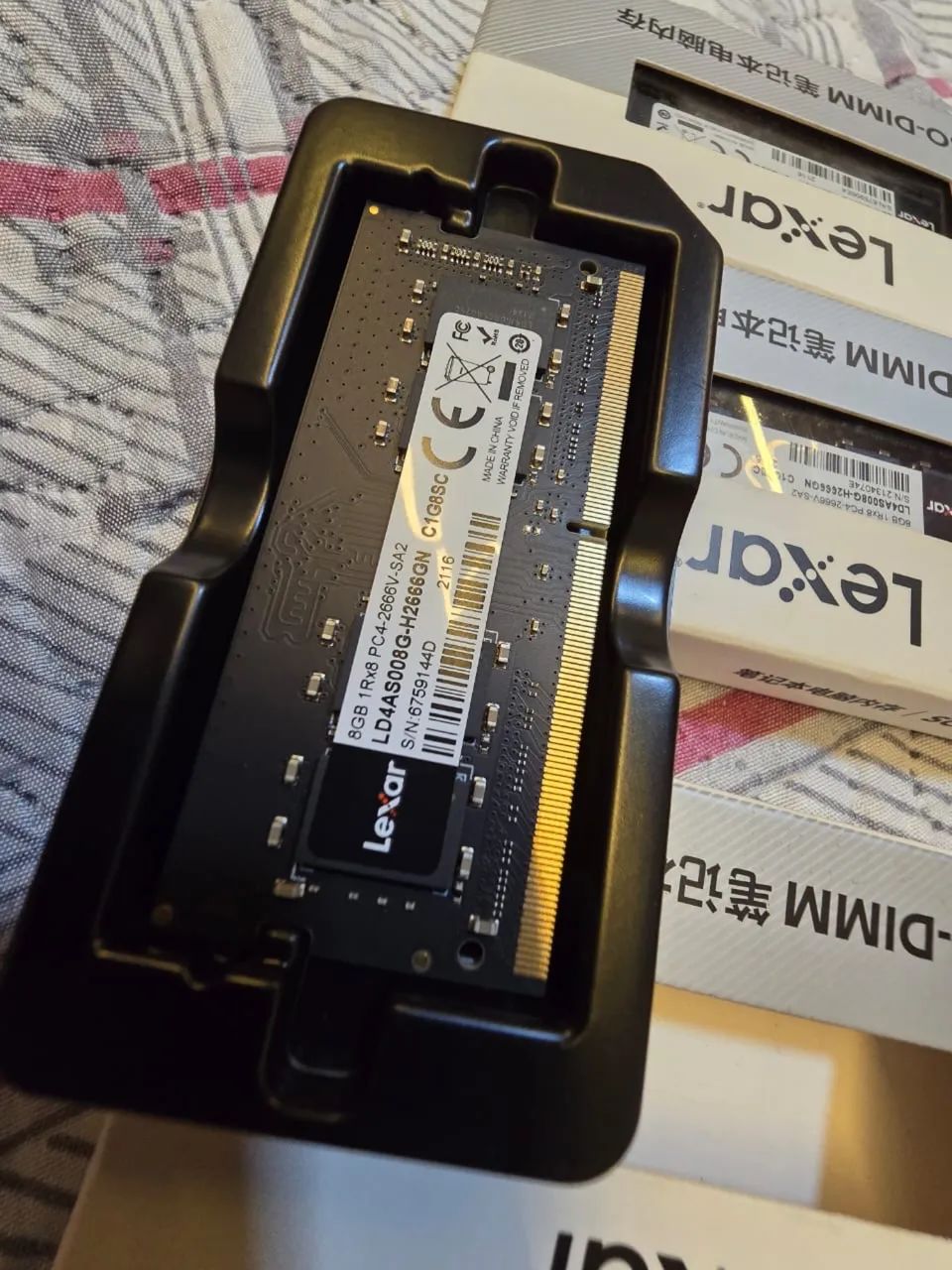 Memória Notebook 8gb 2666mhz Lexar64739358474370123