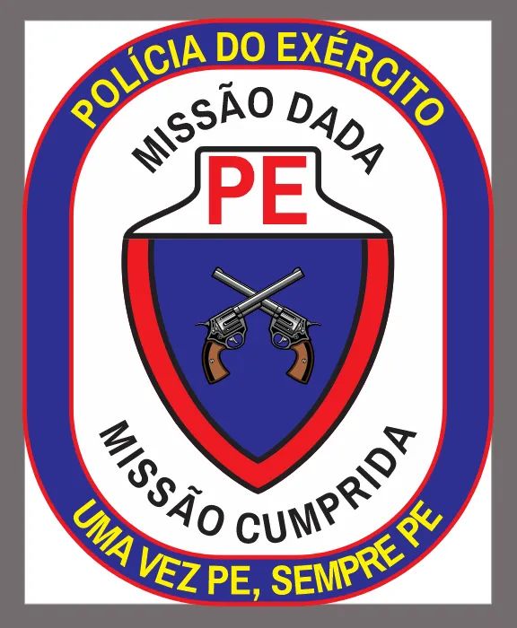 2 x Adesivos, Polícia do Exército, uso interno, vidros, Fiat, GM, VW,Ford,etc.