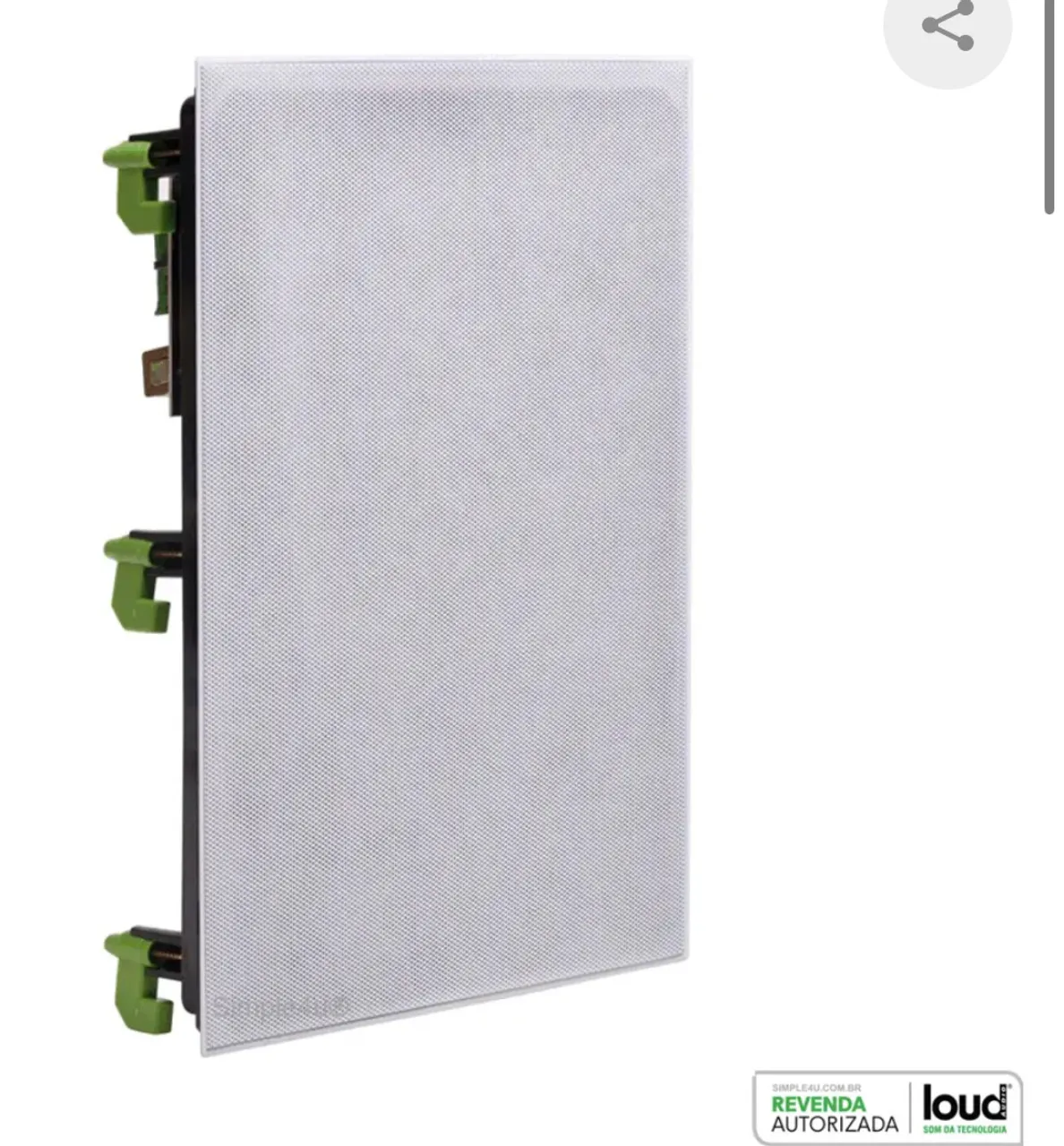 6 CAIXA DE SOM DE TETO E MAIS 1 SUBWOOFER MARCA LOUD