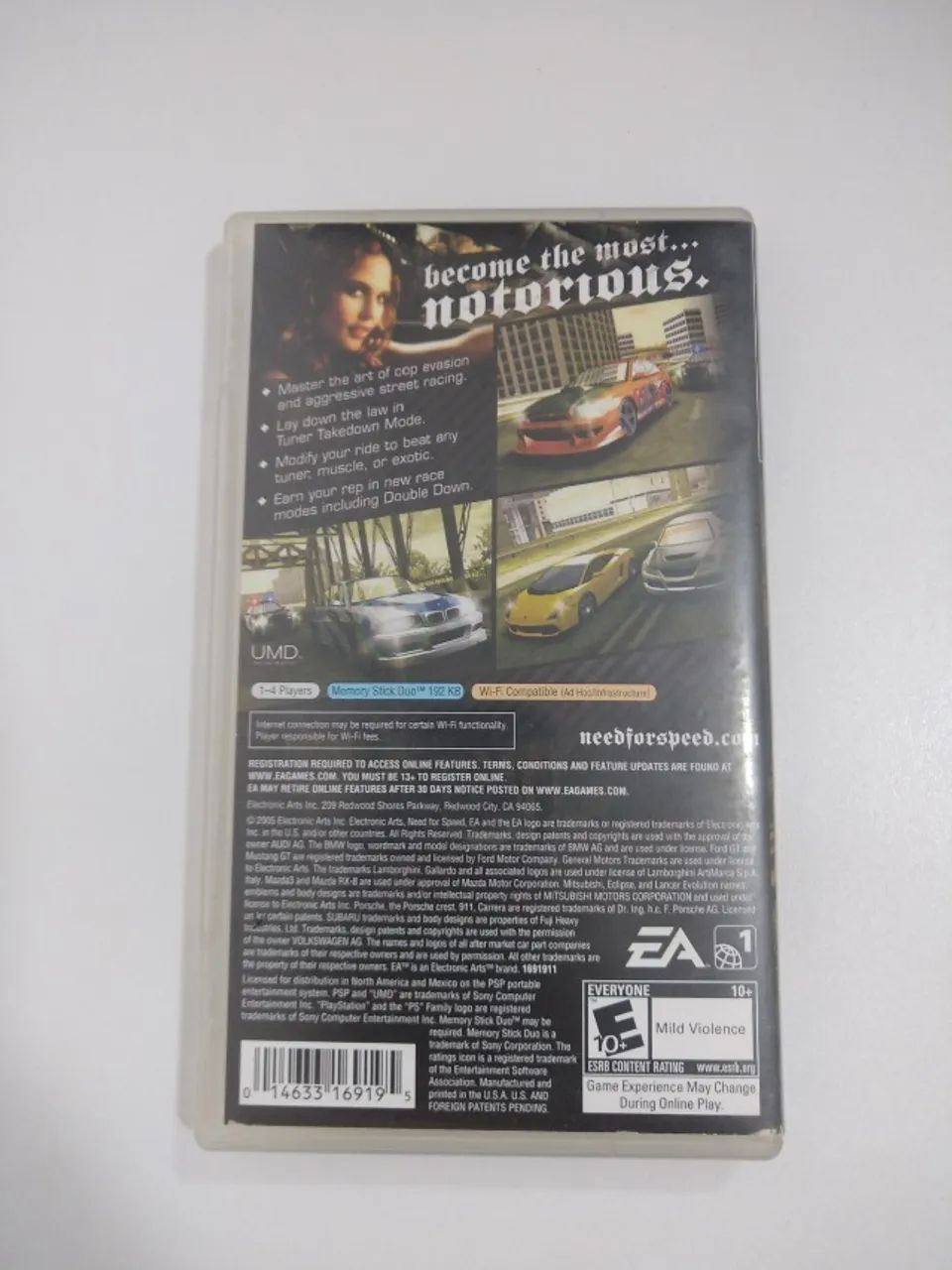 need for speed most wanted psp original - Foto 2