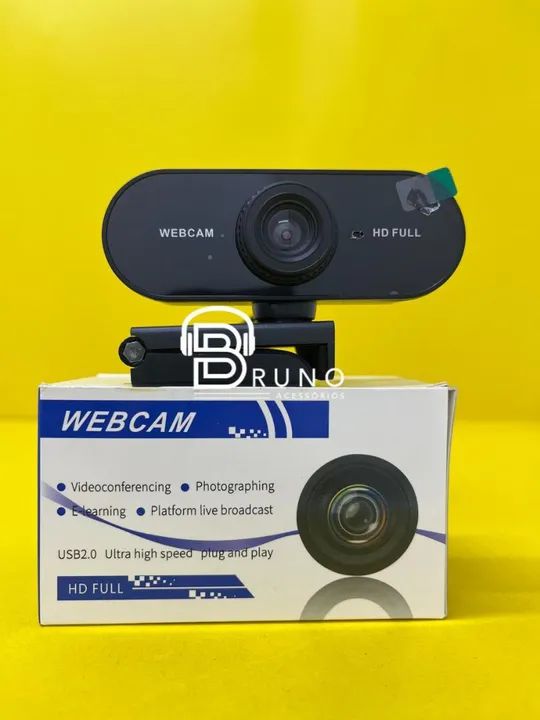 Webcam HD Full 1080P USB 2.0 Plug and Play - Foto 2