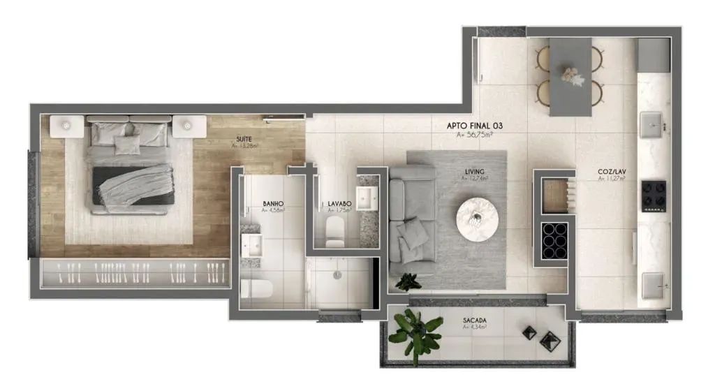 Apartamento 1 Dormitório - Bairro Centro - Foto 5