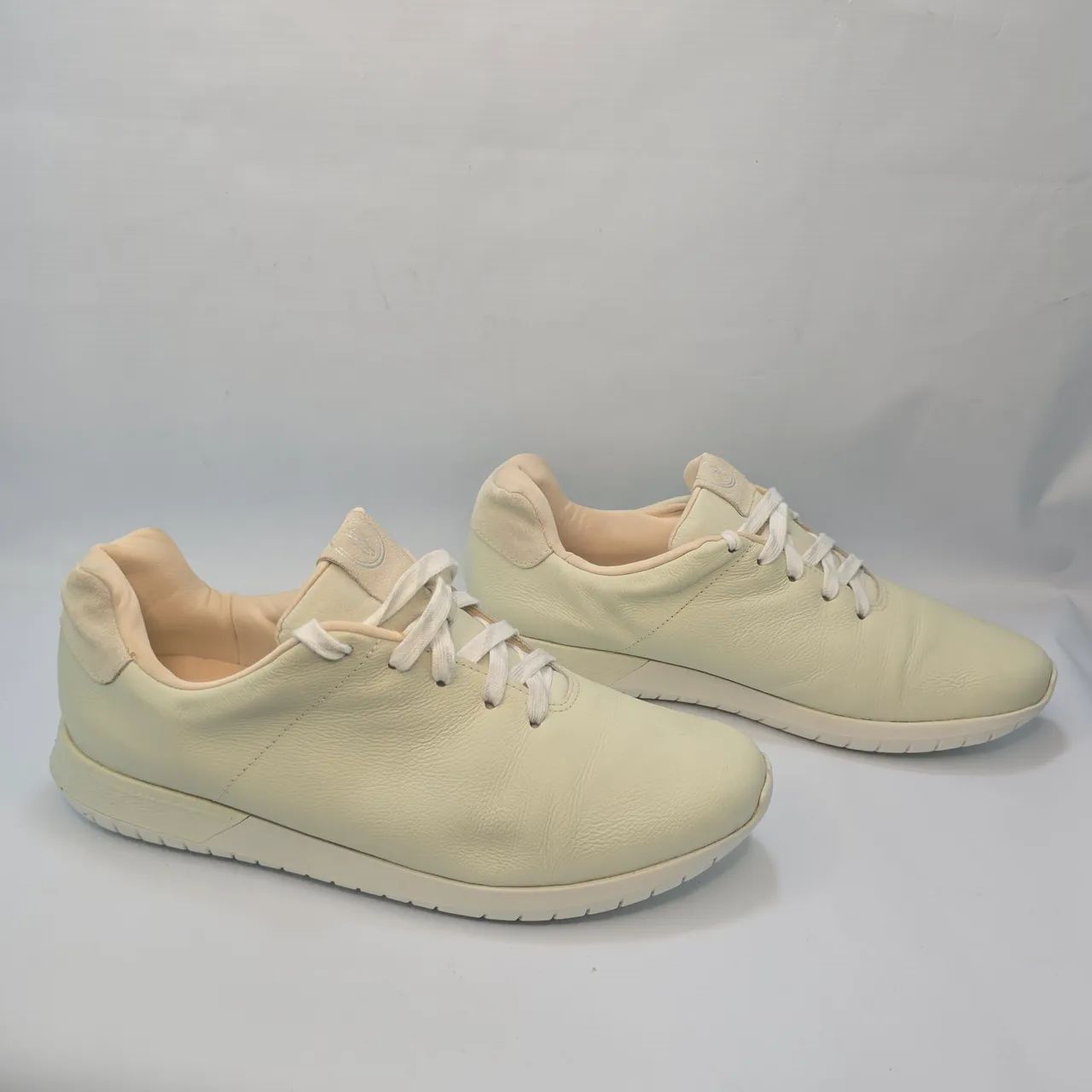 Tênis Casual Couro Bege usaflex 42