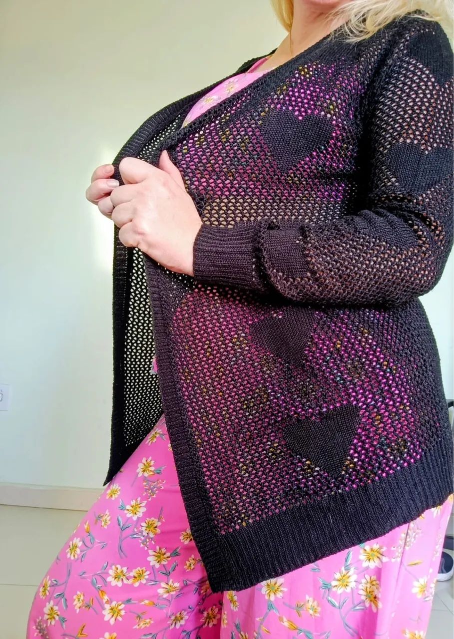 Cardigan Preto - Foto 2